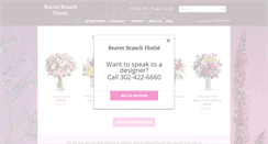 Desktop Screenshot of beaverbranchflorist.com